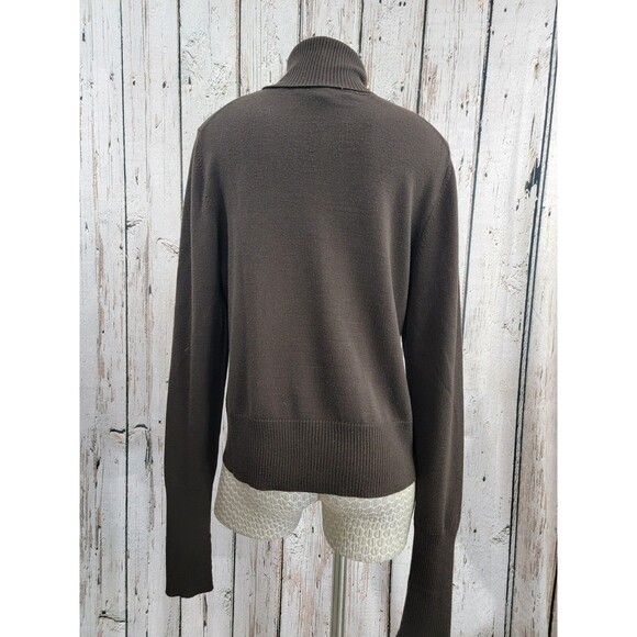 KSD Women's Size X Company Ellen Tracy Merino Wool Turtleneck Sweater Pullover - Picture 3 of 7